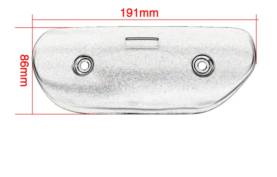 ZSDTRP углеродное волокно/нержавеющая сталь мотоцикл Выхлопная средняя ссылка защитная накладка на патрубок теплозащитная крышка