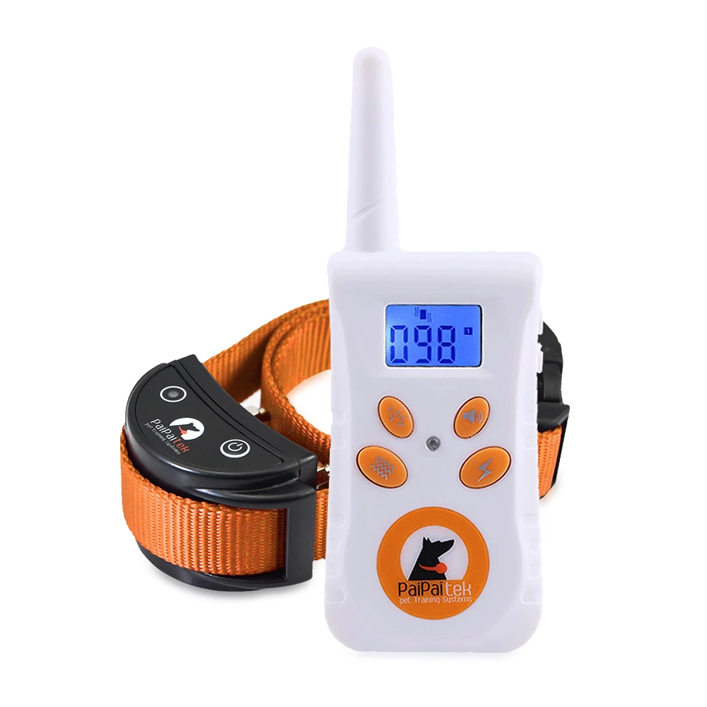 

Paipaitek Cat Training Collar with Remote, Cat Dog Yelped Growling Stop Collar, Beep Vibrate Static Shock Mode with a 500 Range
