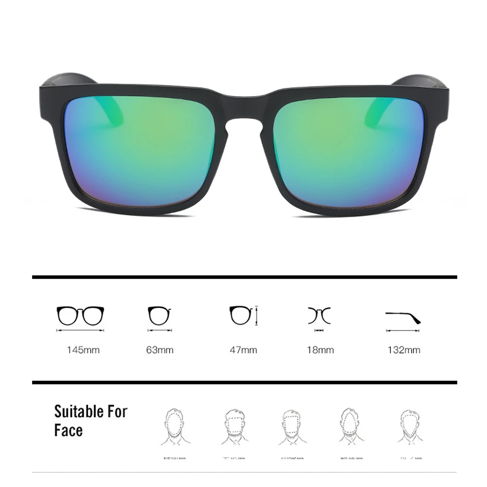 Новые Красочные светоотражающие солнцезащитные очки для езды на велосипеде