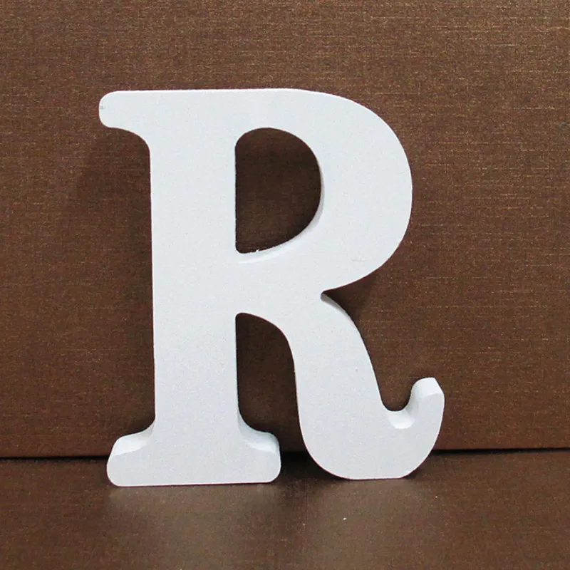 thumbnail image 1 of Letras de madera blancas de 10 cm para hacer uno mismo, alfabeto inglés, diseño de nombre personalizado, arte artesanal, decoración independiente para bodas, fiestas, hogar, Año Nuevo, 1 of 5