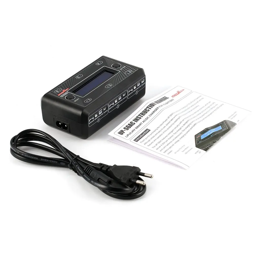 

Ultra Power UP-S6 3.7 v LiPo / LiHV Battery Charger MICRO MX JST mCPX USB Charging Port LCD Display For RC Drone Quadcopter