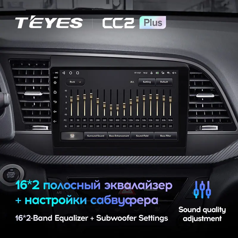 TEYES CC2L и CC2 Plus Штатная магнитола For Хендай Элантра 6 Hyundai Elantra 2016 2018 Android до 8 ЯДЕР +