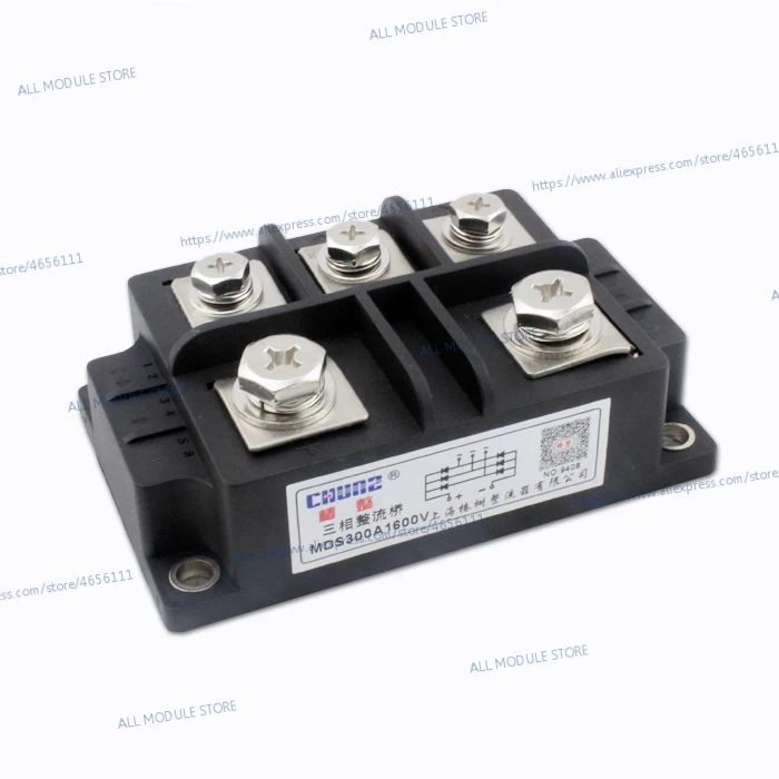 MDS300-16 300A 1600V Мостовой выпрямительный модуль MDS300A1600V