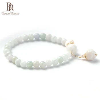 

Bague Ringen Natural Gemstone Bracelets for Women Silver 925 Jewelry Jadeite Natural Freshwater Pearl Elegant Birthday Gift