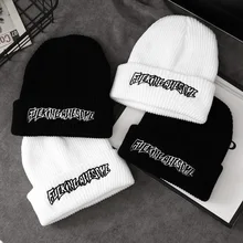 Bonnet tricoté Style européen et américain, Style Hip Hop, décontracté, solide, unisexe, automne et hiver