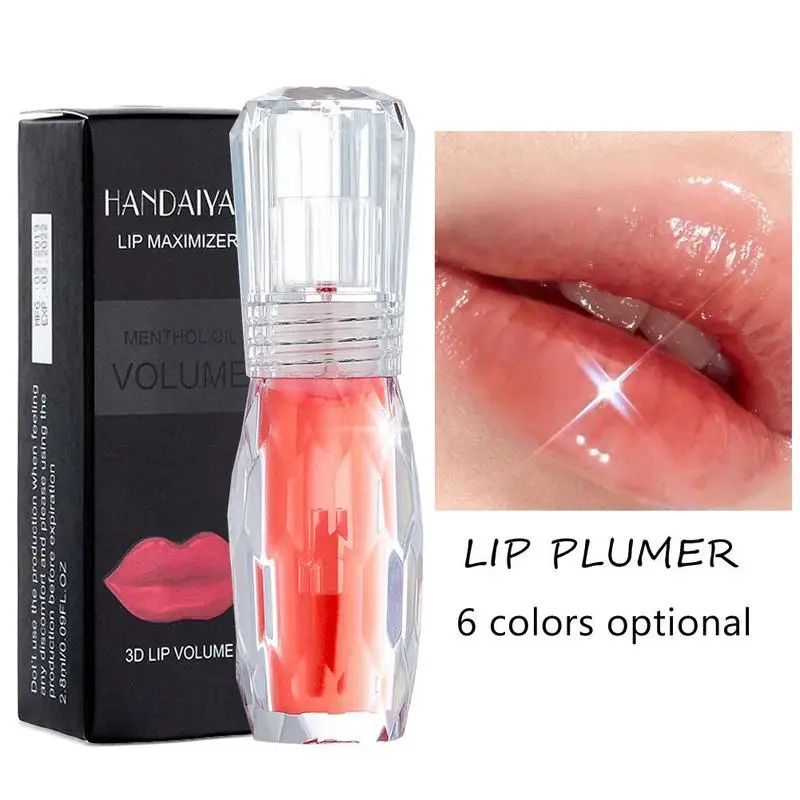 

Lip Plumper Gloss Sexy Liquid Lipstick Long Lasting Hydrating Plump Lip Gloss Cosmetic For Lips