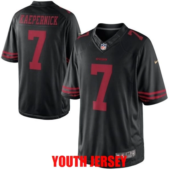 Stitiched San Francisco s Colin Kaepernick Патрик Уиллис Джо Монтана Jerry Rice NaVorro Bowman для молодых детей Джерси - Цвет: COLOR AS PHOTO SHOWN