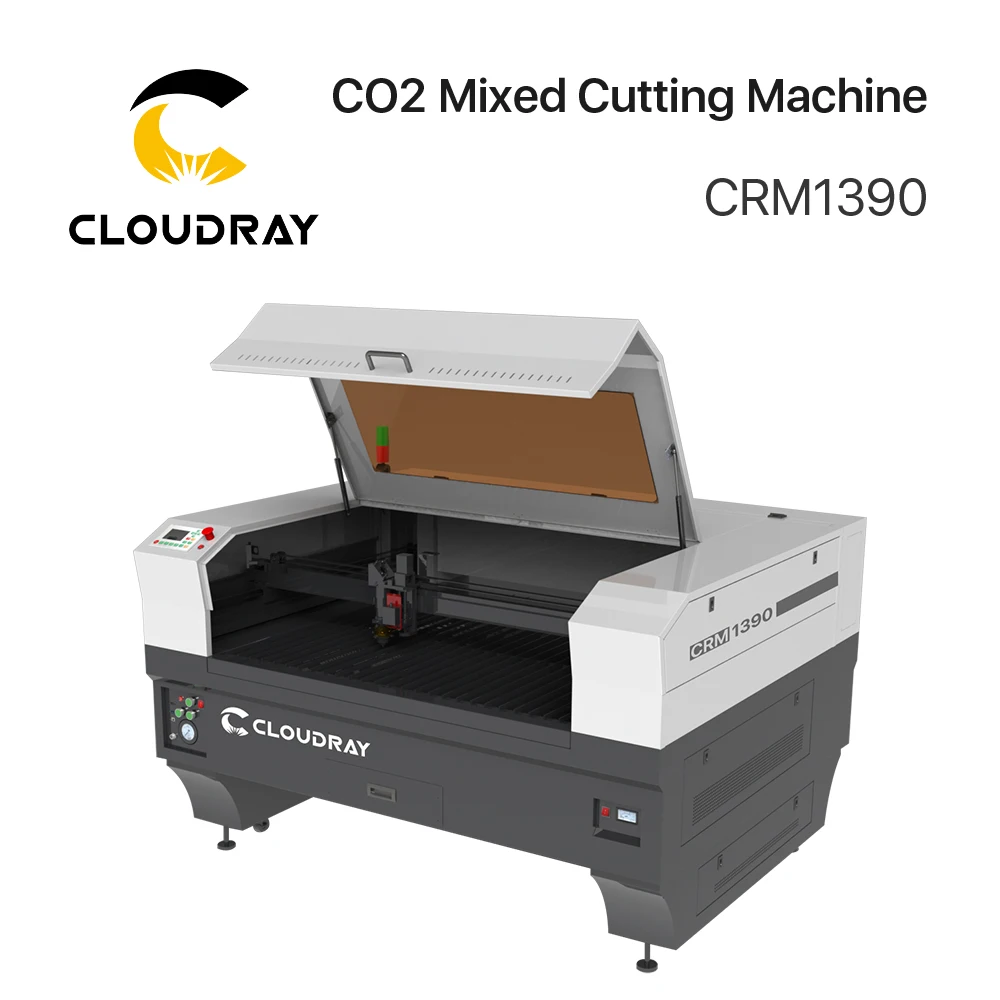 Cloudray 130W / 300W CO2 машина для смешанной резки CRM1390 &amp CRM1313 CRM1620 с S A чиллером 5200AH |