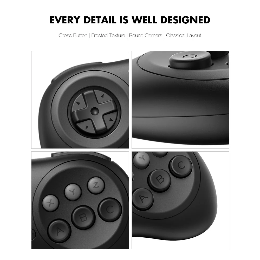 8Bitdo M30 беспроводной Bluetooth игровой контроллер 6 кнопок геймпад для SEGA классика/переключатель/macOS/пара/Raspberry Pi