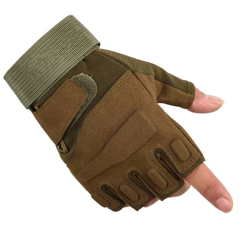 Tactical Men Women Half Finger Riding Cycling Anti-slip Outdoor Sports Fingerless Gloves