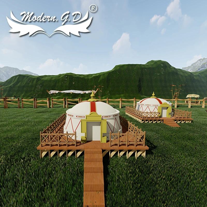 Рисунок 5 - Большая палатка-юрта с двойной изоляцией