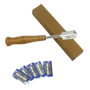 

Bread Dough Split Bread Repairing Cutter Kitchen Pastry Tool With 5 Blades 1 Leather Case Kitchen Accessories,1