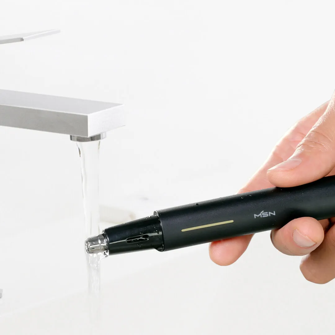 Najtaniej Xiaomi 2 in 1 elektryczny do włosów w nosie trymer przenośny do włosów w nosie świątyni golarka do brwi maszynka do strzyżenia wodoodporna bezpieczne narzędzie do czyszczenia dla mężczyzn