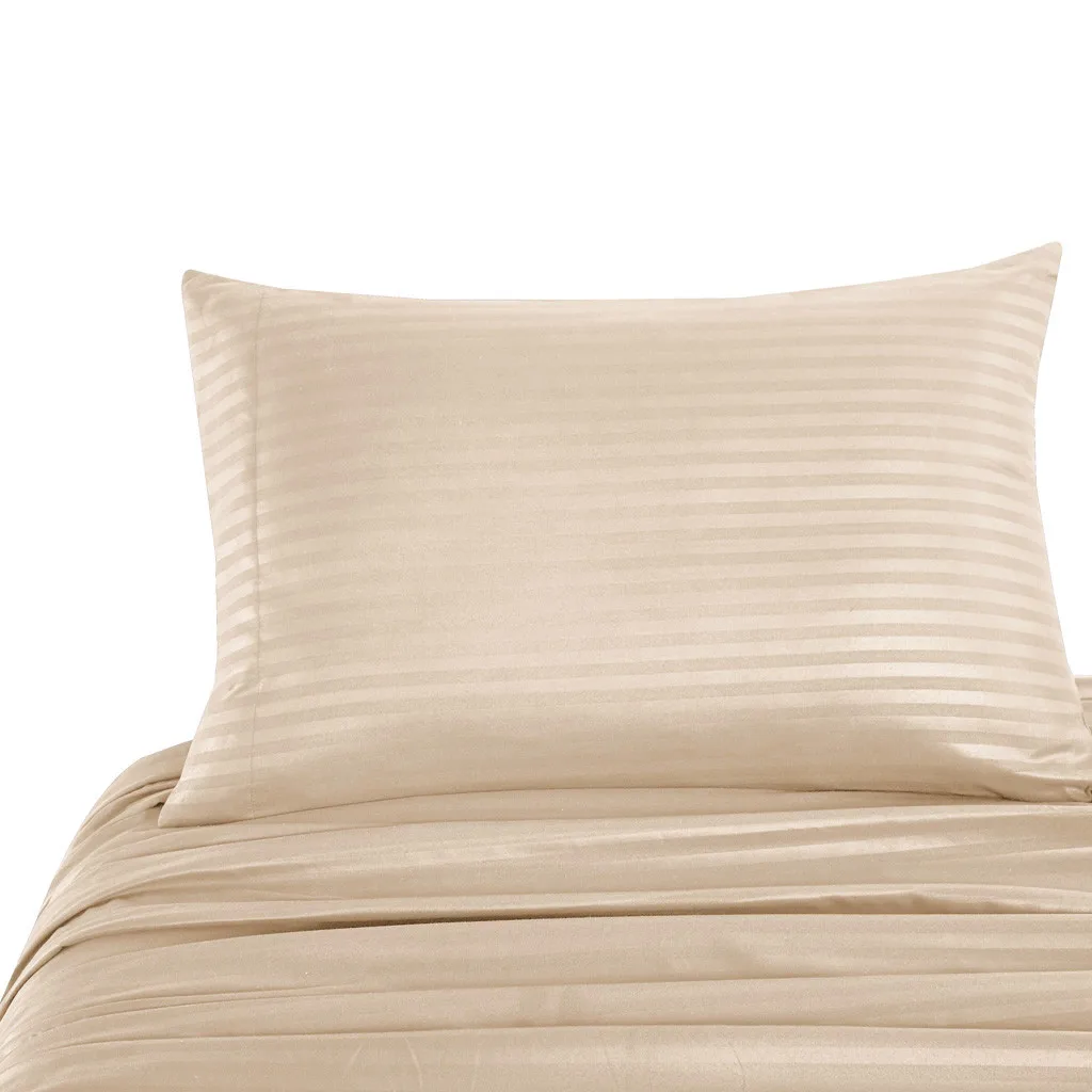 Hypoallergenic Anti-Bacterial and Anti-Microbial Bed Sheets Set Egyptian Comfort 1800 Count Deep Pocket Striped 3 - 4 Piece TCXJ Hypoallergenic Anti-Bacterial and Anti-Microbial Bed Sheets Set Egyptian Comfort 1800 Count Deep Pocket Striped 3 - 4 Piece TCXJ
