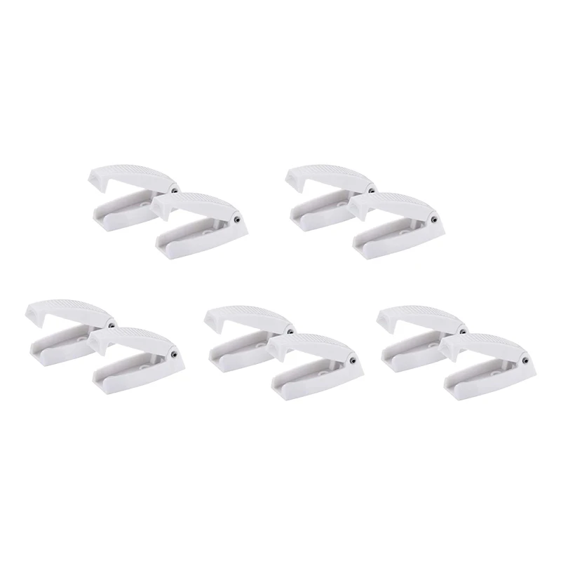 

10 Pack Rv Baggage Door Clips Catch Compartment Latch Holder Rv Camper Durable