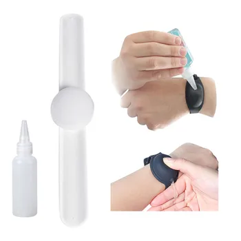 

Dispenser Wholesale New Hand Sanitizer Bracelet Mini Dispensing Portable Solid Bracelet Wristband Silicone Protective Hand