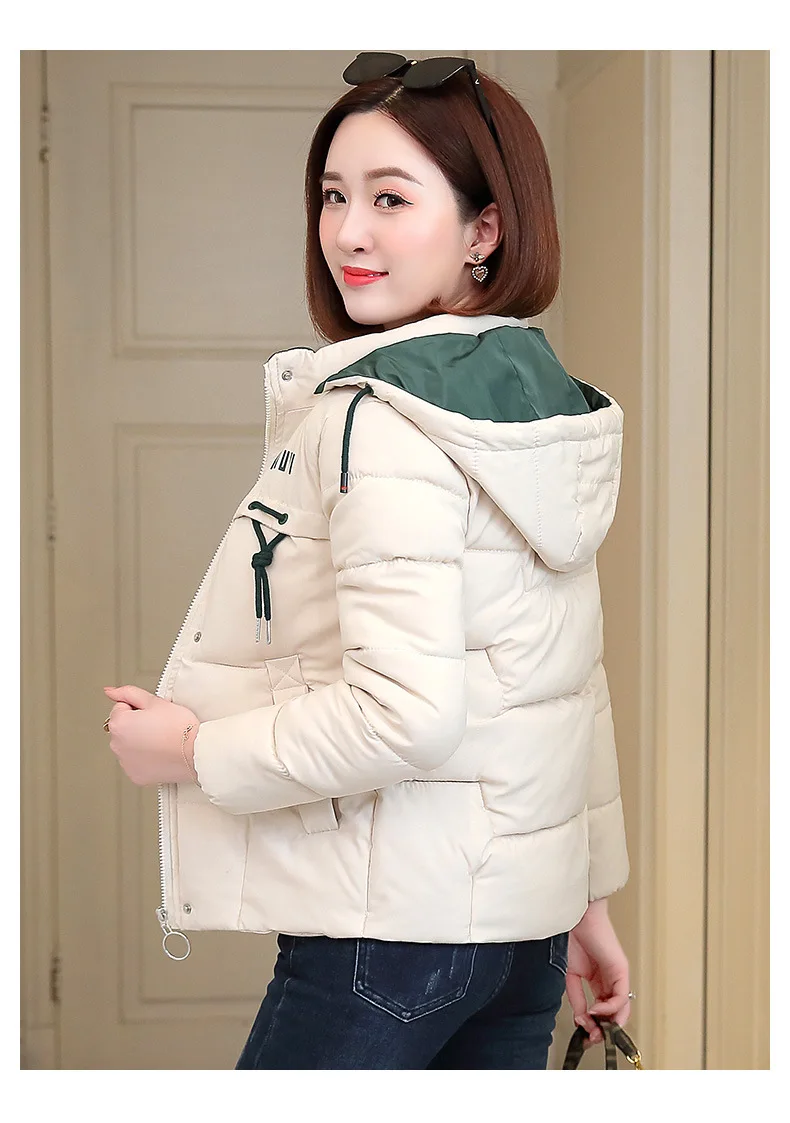 Short down Jacket Cotton-padded Clothes Women's Winter New Style Korean-style Loose Fashion Small Cotton-Padded Jacket Cott