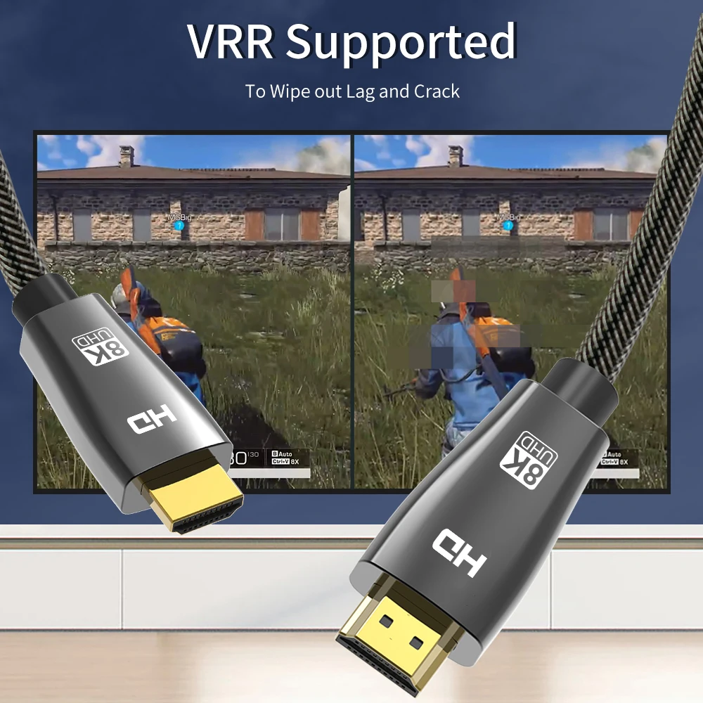  ̺ HDMI ȣȯ 2.1 ں UHD HDR 8K @ 60Hz  48Gbps HDCP2.2 HDR eARC 3D for PS4 SetTop Box HDTVs 