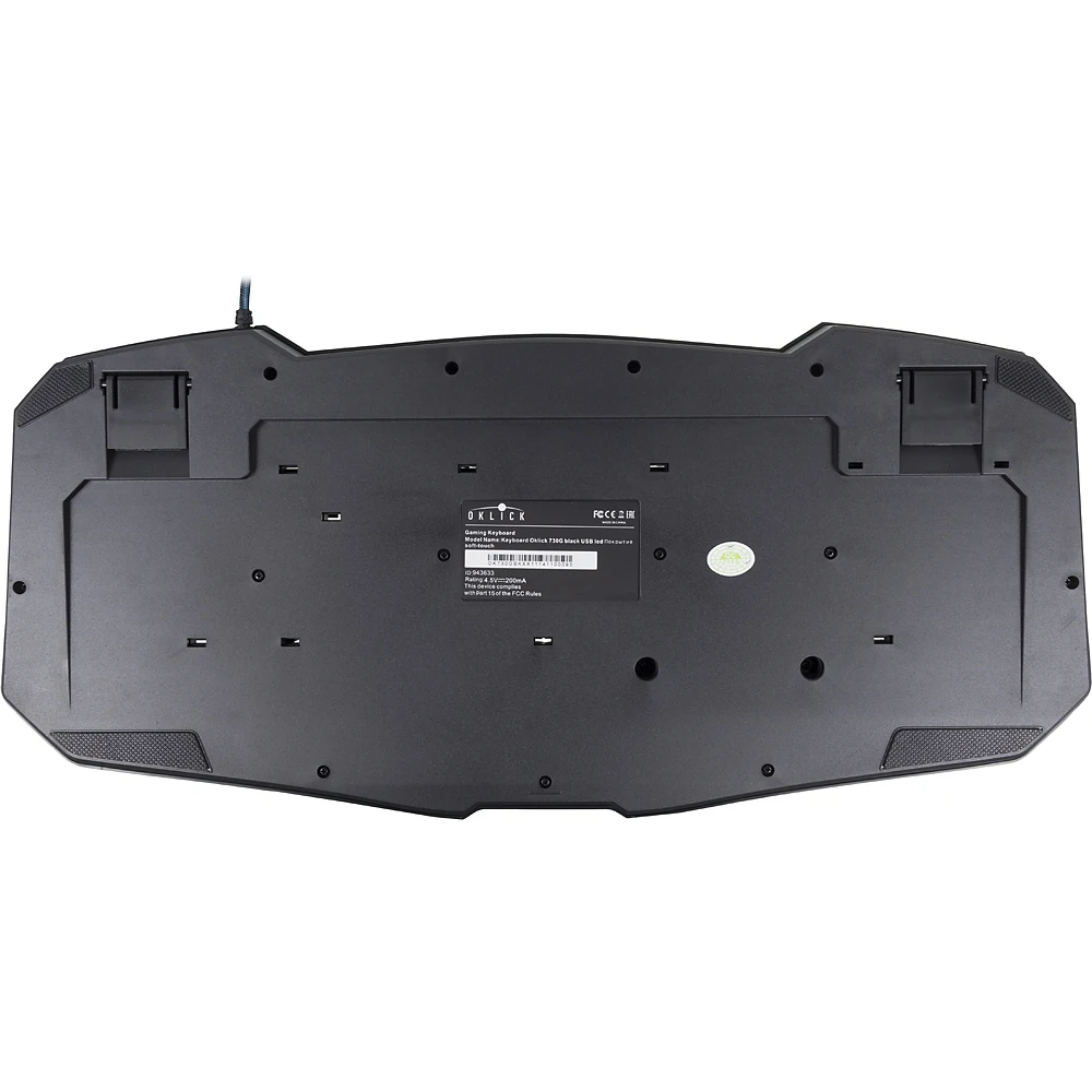 Клавиатура OKLICK 730G INTERCEPTOR, черный