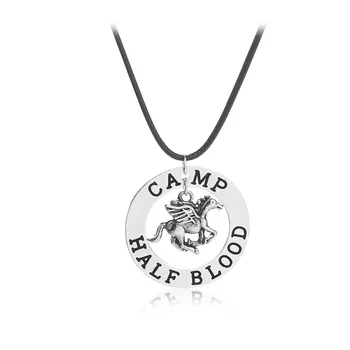 

European and American popular jewelry Percy Jackson necklace triangle pendant around the movie men and women