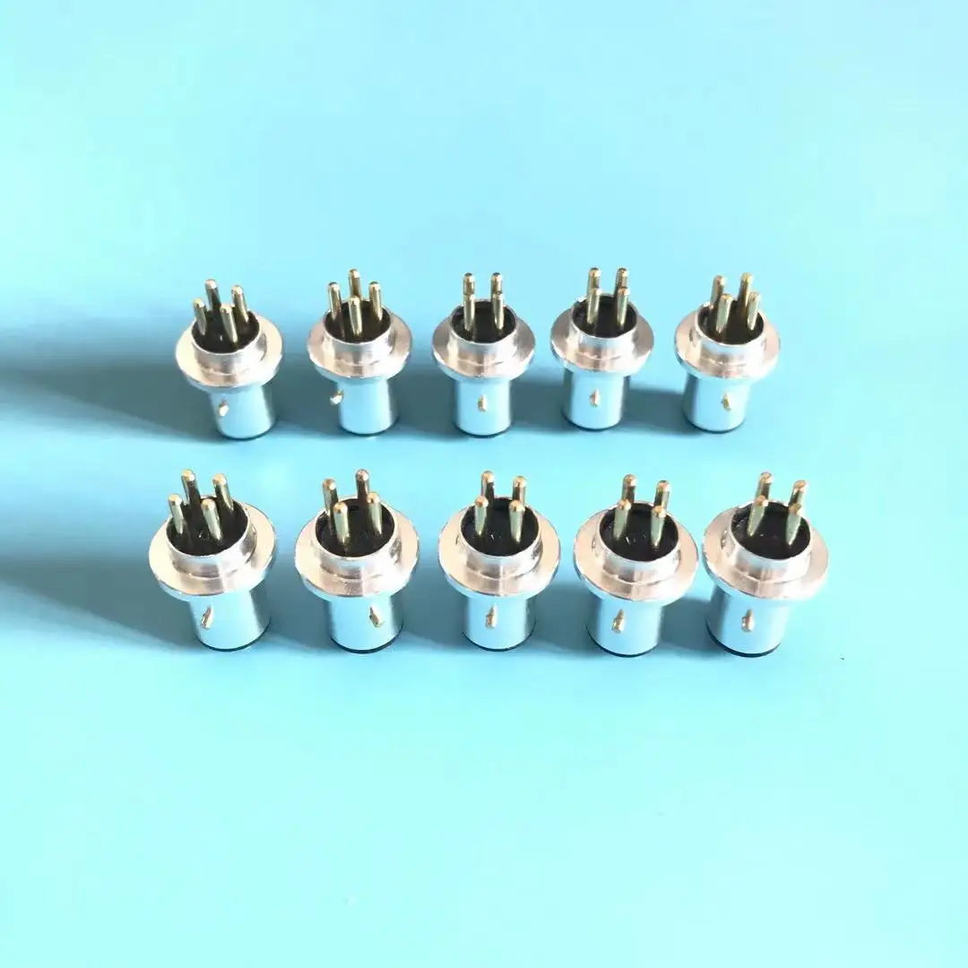 10pcs/lot 4 Pin Standard Connector Turntable Headshell With Gold Plated Pins x 1 Universal