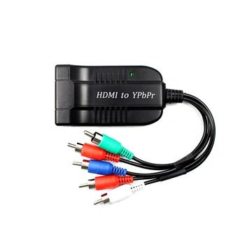 

FULL-HDMI to YPbPr Converter 1080P Component Video YPbPr Male 5RCA RGB Adapter with R/L Audio Output