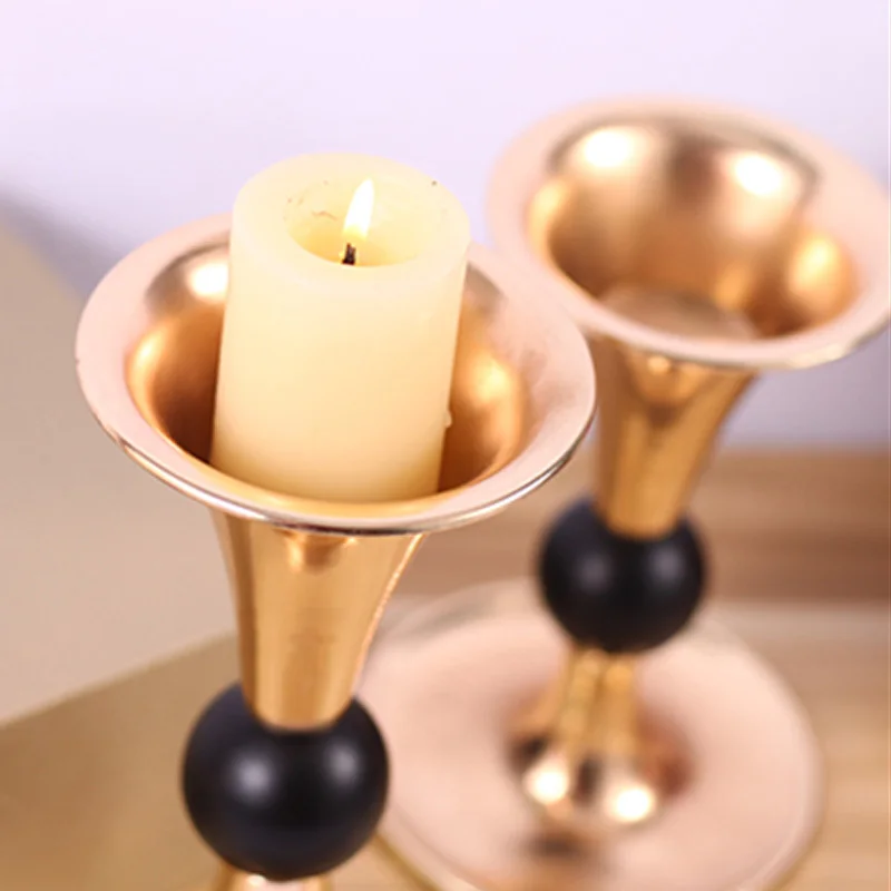 25cm Candlestick Candle Holder Wedding Table Centerpiece Candle Stands Candelabra Bar Party Home Decor Candle Holder Candlestick
