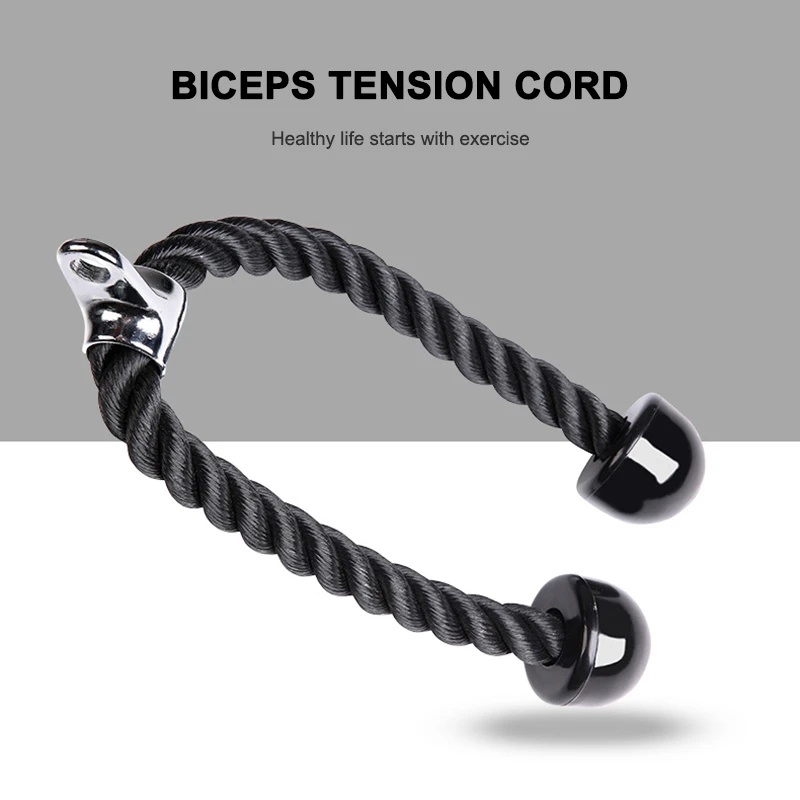 Resistance Bands Biceps Training Pull Rope Double Head Fitness Gym Tension Rope