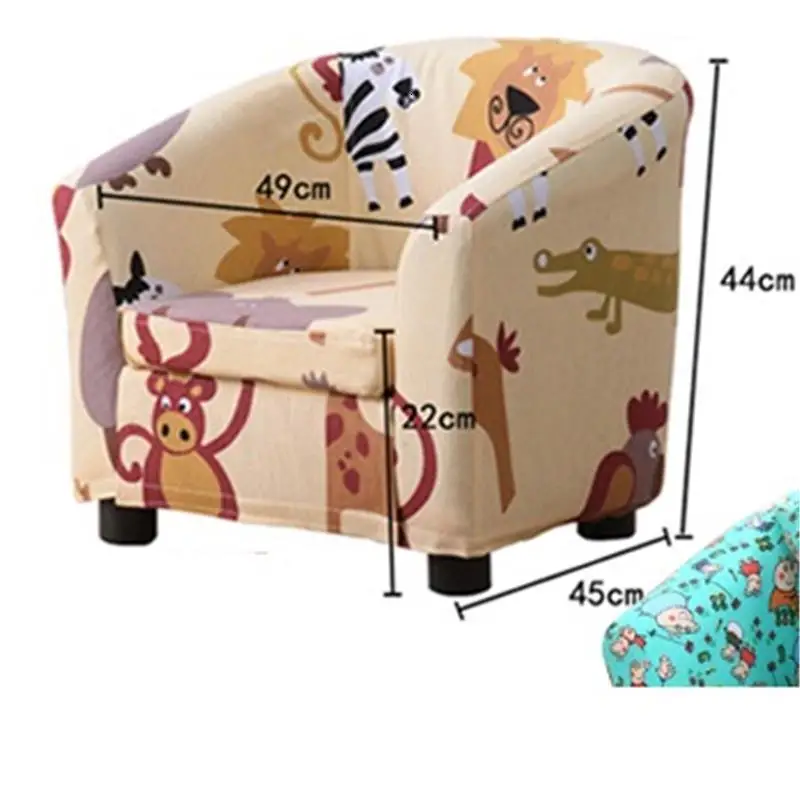MODEL T Маленький диван Cameretta Bimbi Kindersofa для отдыха в спальню, кресло принцессы, детское Спальное кресло, детский диван - Цвет: MODEL T