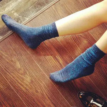 

Women's Stockings 6 Color Flash Solid Color Medium Thickness Breathable Simple Wild Stockings Women's 7 Pairs Customizable