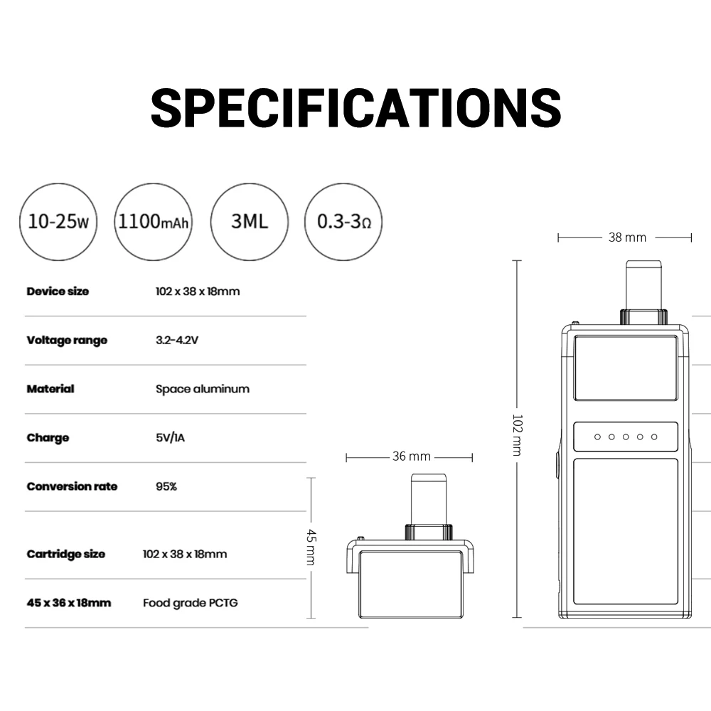 Kaufen Vape Smoant Pasito Starter Kit Elektronische Zigarette Box Mod 1100mah Batterie Verdampfer Pod System MTL Patrone RBA Zerstäuber