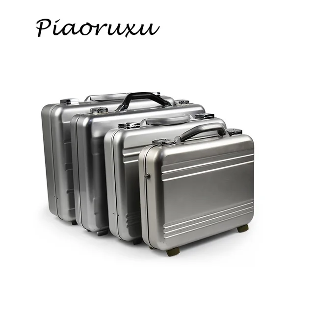 100 metalowa walizka bagażowa ze stopu aluminium walizka podróżna na kółkach torba o wysokiej wytrzymałości TSA Unlock tanie i dobre opinie PIAORUXU Z aluminium CN (pochodzenie) Walizki PRX1208 Unisex