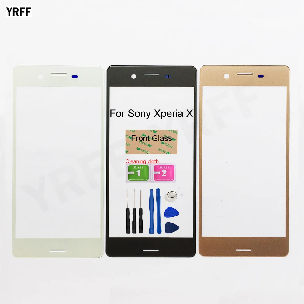 5 0 дюймовая панель для Sony Xperia X передняя внешняя стеклянная экрана (без сенсорного