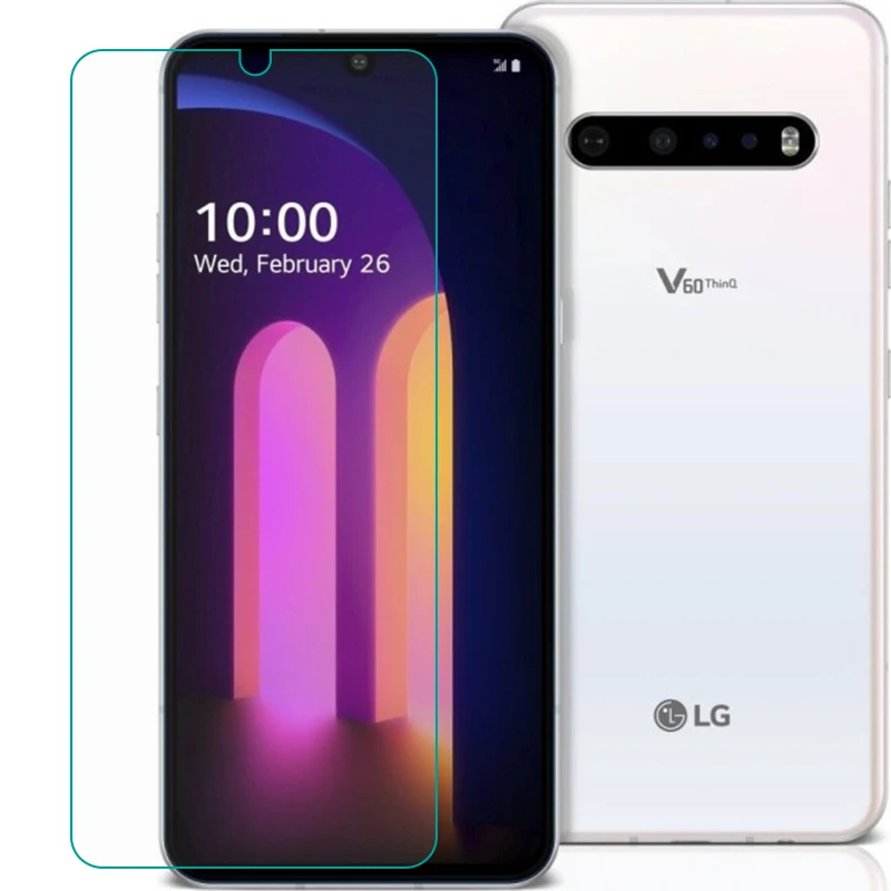 Smartphone 9H Vetro Temperato Per Lg V60 Thinq 5G 6.8 "Di Vetro Pellicola Protettiva Per Lg V60 Thinq 5G Protezione Dello Schermo Della Copertura