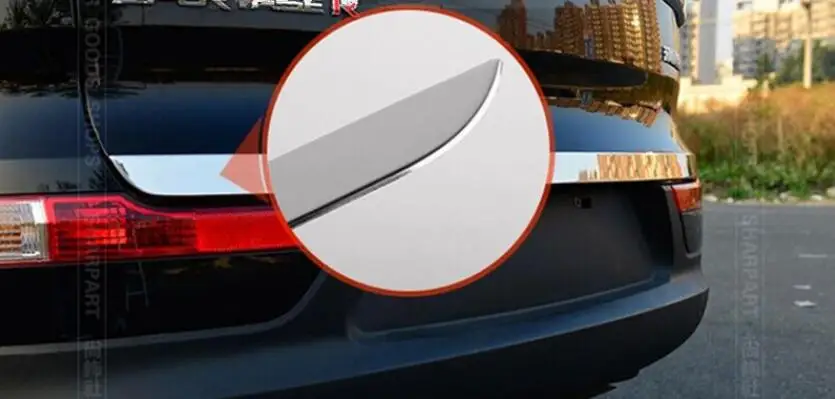 Для 2011 2012 Kia Sportager багажник крышка украшена высококачественной нержавеющей стали аксессуары для багажника