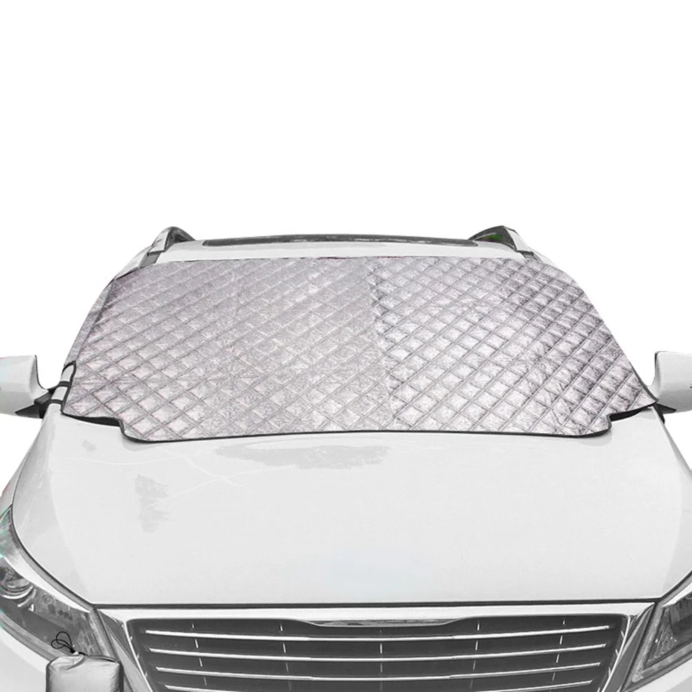Автомобильный Снежный чехол с магнитным лобовым стеклом, толстое солнцезащитное покрытие, Солнцезащитный чехол для защиты от солнца