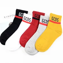 Полосатые женские носки с буквенным принтом; теплые хлопковые носки; милые забавные милые Модные Повседневные Дышащие носки в Корейском стиле; Calcetines Happy