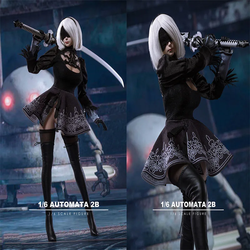 TF игрушки 1/6 НИР: автоматический самурайский меч 2B YoRHa № 2 Тип B девушки голова