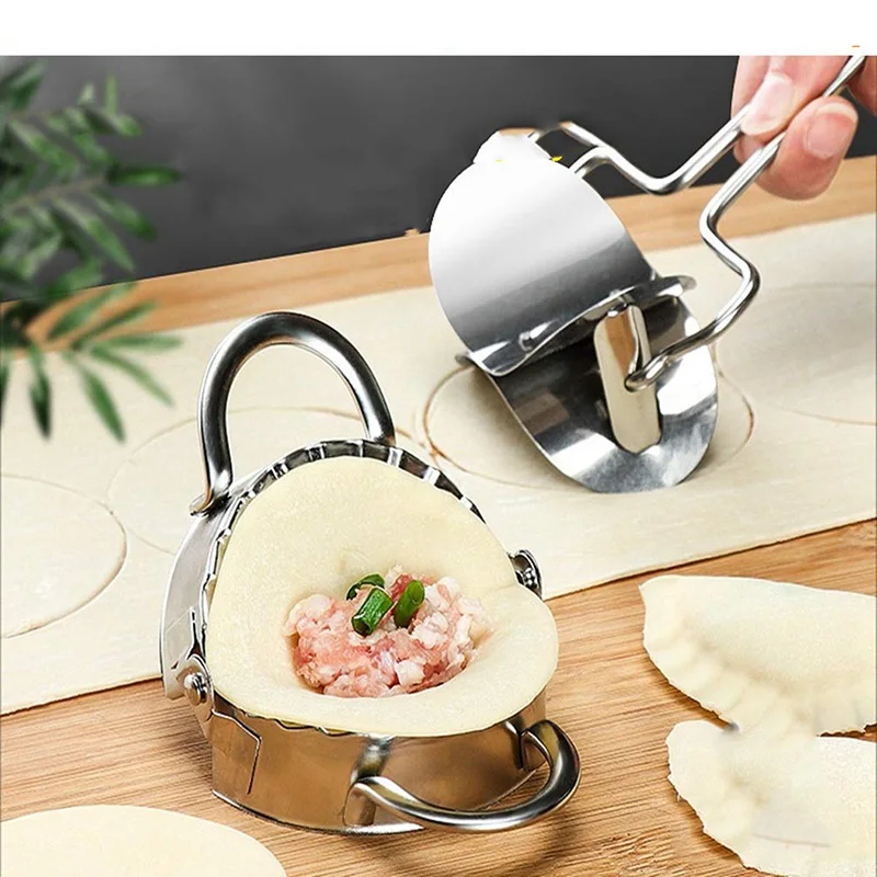 Кухонные инструменты клецки обертка форма тесто круг ролик машина клецки/пирог чайник Кондитерские резаки