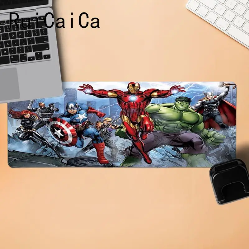 RuiCaiCa Новое поступление Marvel супергерой офисные мыши геймер мягкая мышь прокладка резиновая мышь прочный коврик для мыши на стол