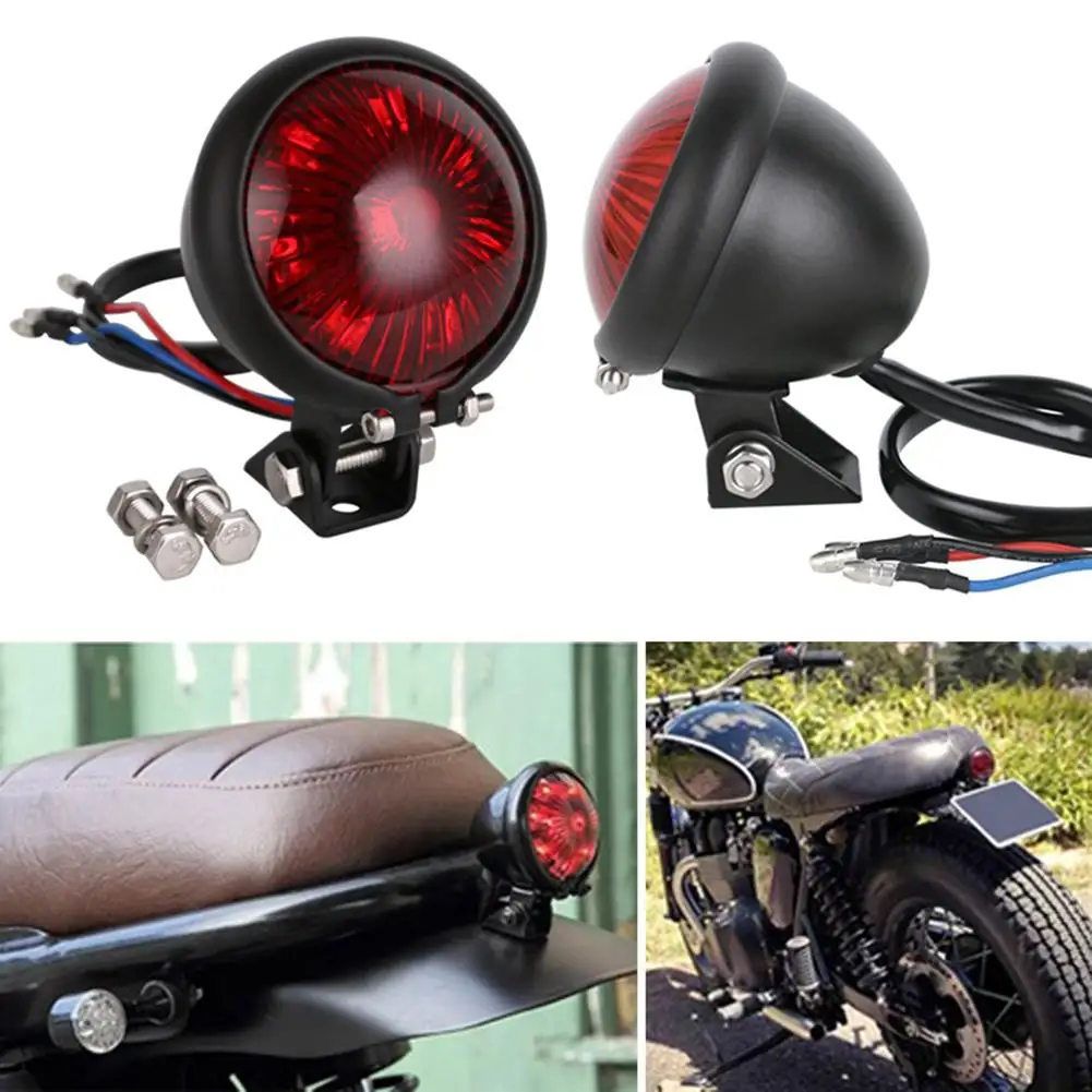 

Motorcycle Motocross LED Rear Tail Light Brake Stop Turn Signal Taillight Lamp braking light Rear Tail Stop Red Light