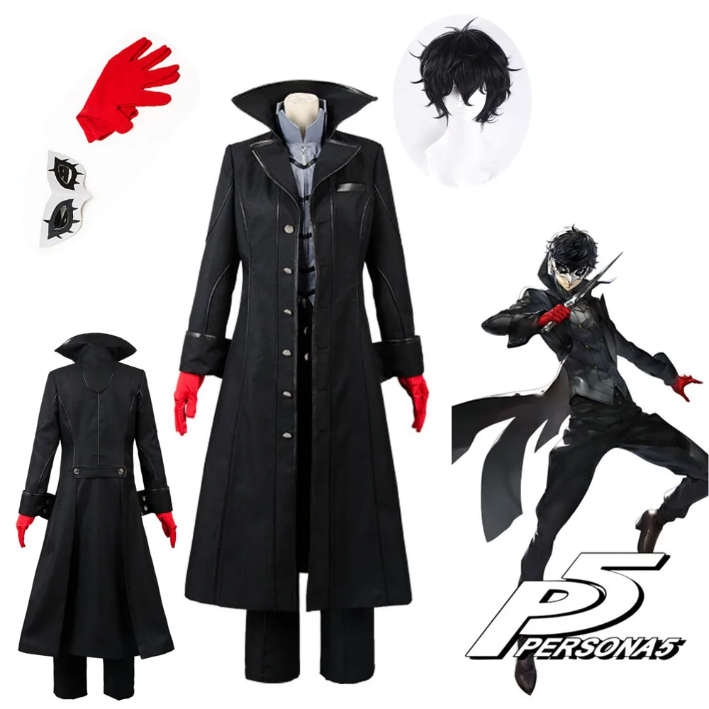 Костюм для косплея Persona 5 из пяти предметов искусственная куртка Ren Amamiya униформа