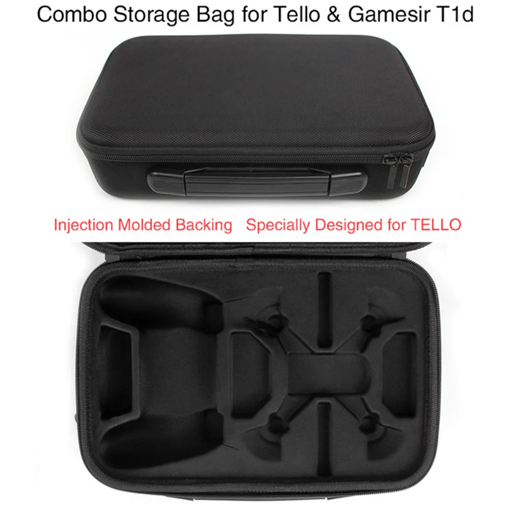 Портативная сумка на плечо для хранения дрона, двусторонняя сумка на молнии, чемодан для Tello, мягкий материал, лучшая защита для Tello Drone