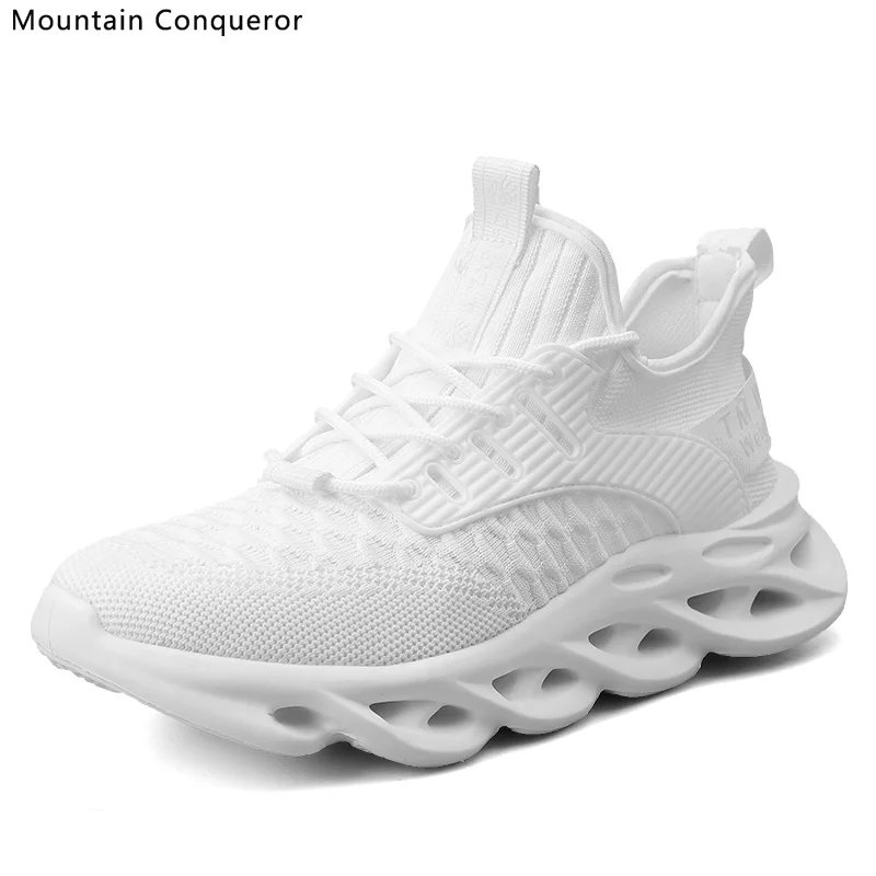 Ceny Mountain Conqueror Ins gorący bubel buty wulkanizowane mężczyźni Casual adidasy do biegania mężczyźni Plus rozmiar 39 46 obuwie męskie buty wulkanizowane