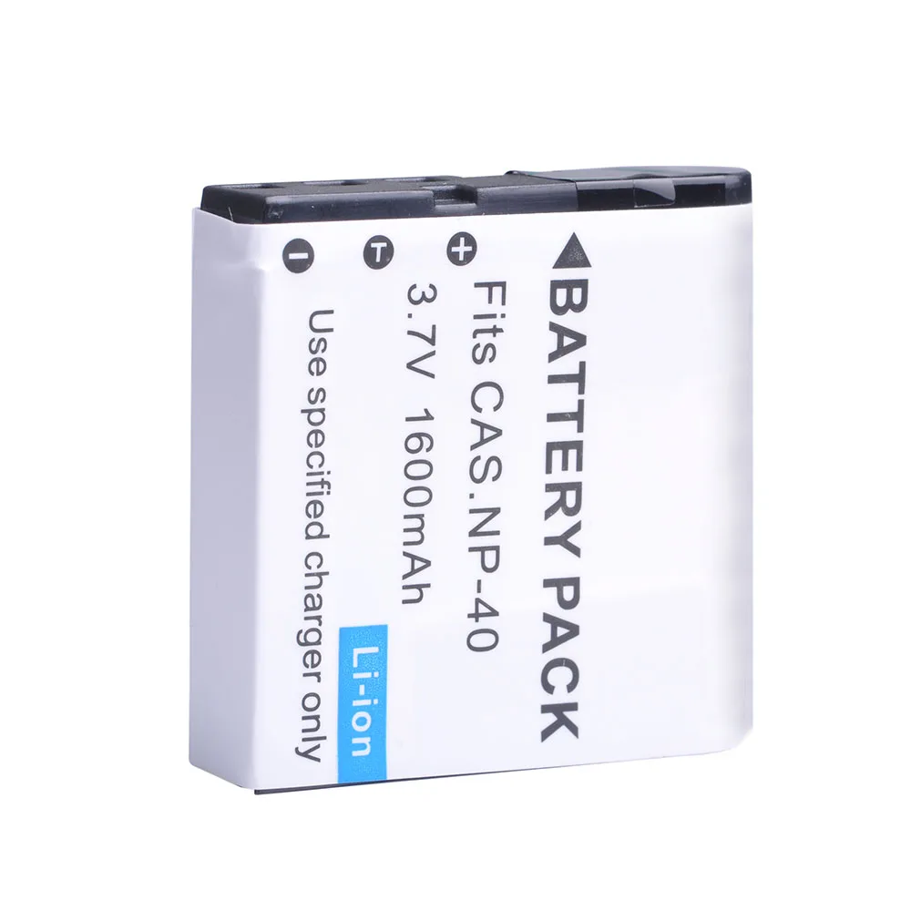 Аккумулятор NP40 для Casio 1600 мА/ч батарея Z40 Z50 Z55 Z57 Z400 Z750 Z850 FC100 FC150 FC160S P505 P600 P700 Z300 Z600