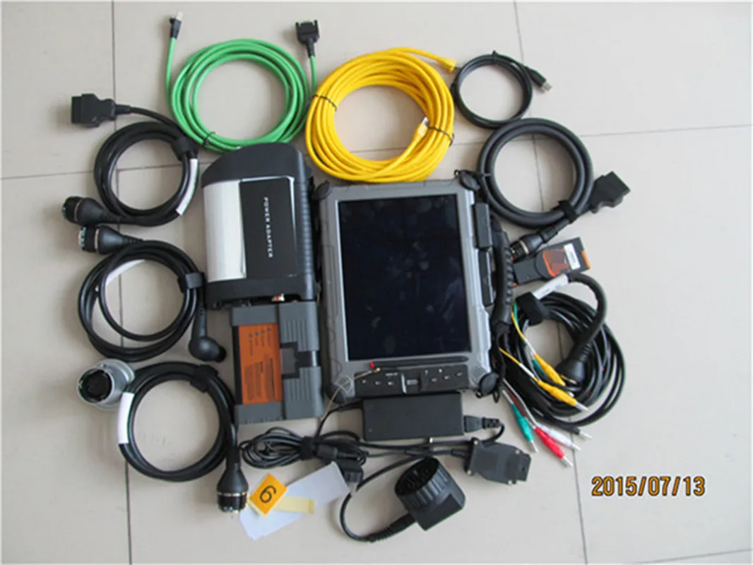  Volle set 2in1 Diagnose Werkzeug Für BMW ICOM A2 B C + SD Verbinden MB Star C4 + Xplore IX104 table