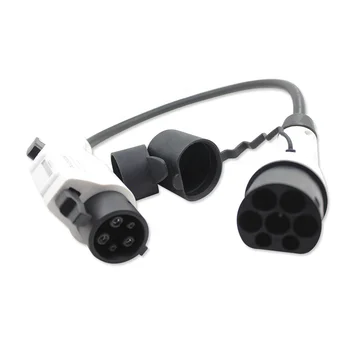 

32Amp EV Adapter EVSE Charging Cable Type 2 to Type 1 EV Charging Connector EVSE Plug Electric Vehicle Car EV Charging Cable