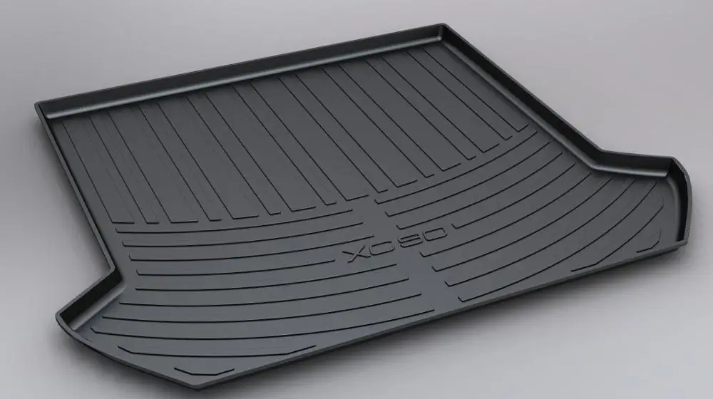 

SJ ALL Weather TPO Car Trunk Mats Tail Boot Cargo Liner Cover Rear Cargo Tray Luggage Pad For Volvo XC90 2011 2012 2013 2014