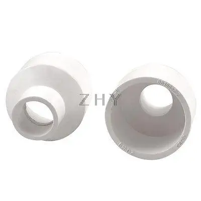

2 Pcs Replacement 20mm to 40mm PVC Straight Pipe Connector White