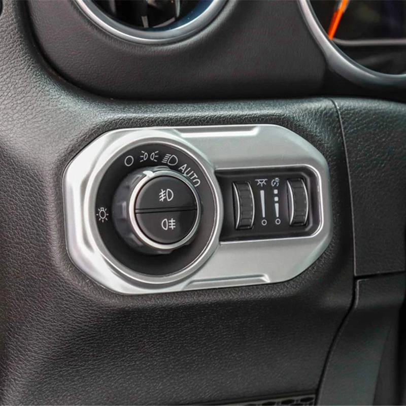 Фары переключатель кнопка украшения накладка наклейки для Jeep Wrangler JL аксессуары